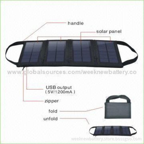 Cell Phone Charger for Mobile Phone, Portable Solar Charger for Travel